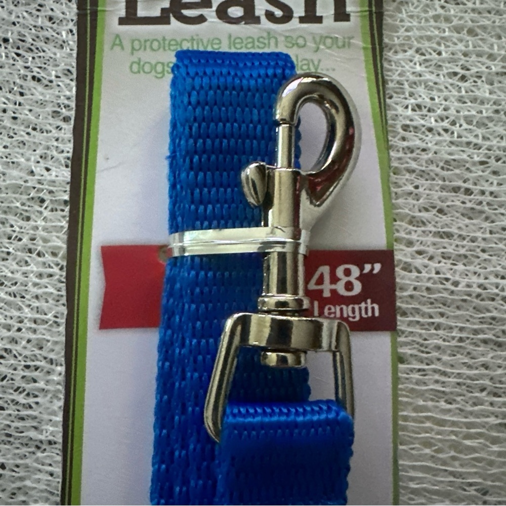 Now Wow Pals Tough Nylon Leash BLUE 48 inches